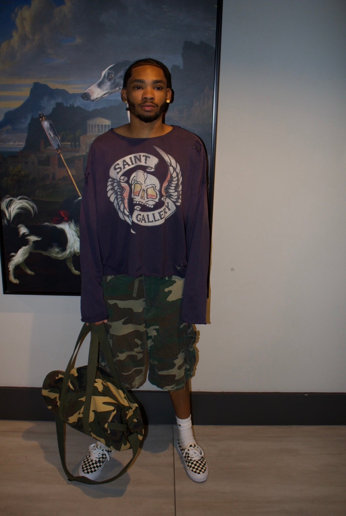 LIMITED PURPLE SKULL CREWNECK
