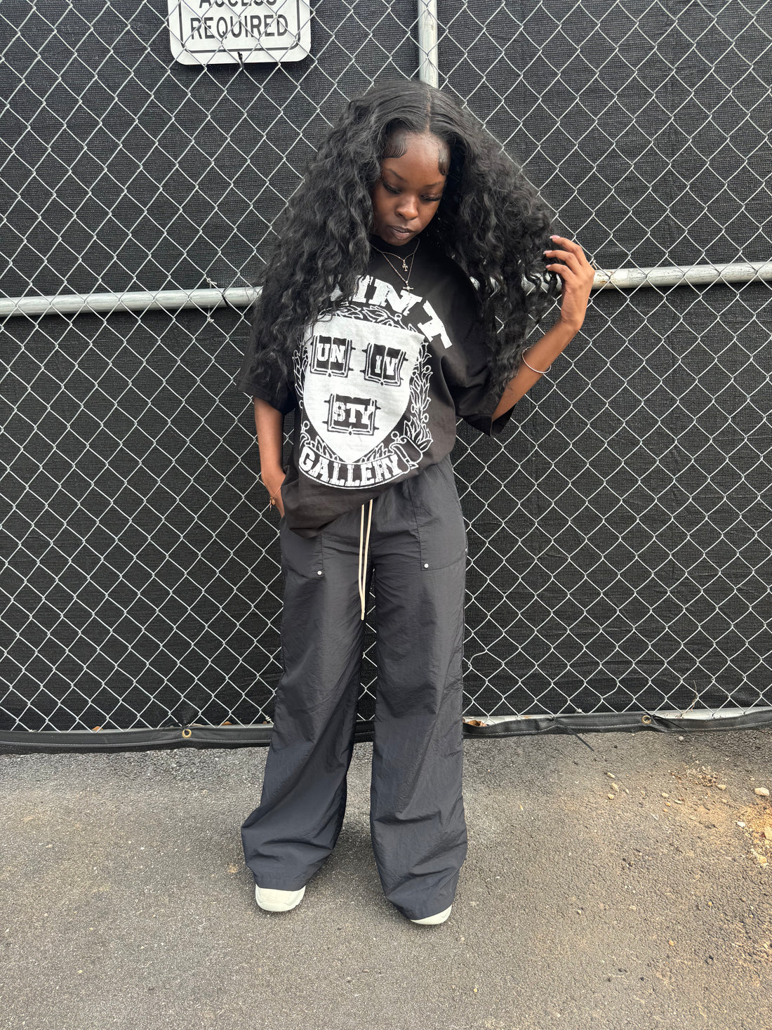 Oversized SAINT GALLERY UNIVERSITY TEE