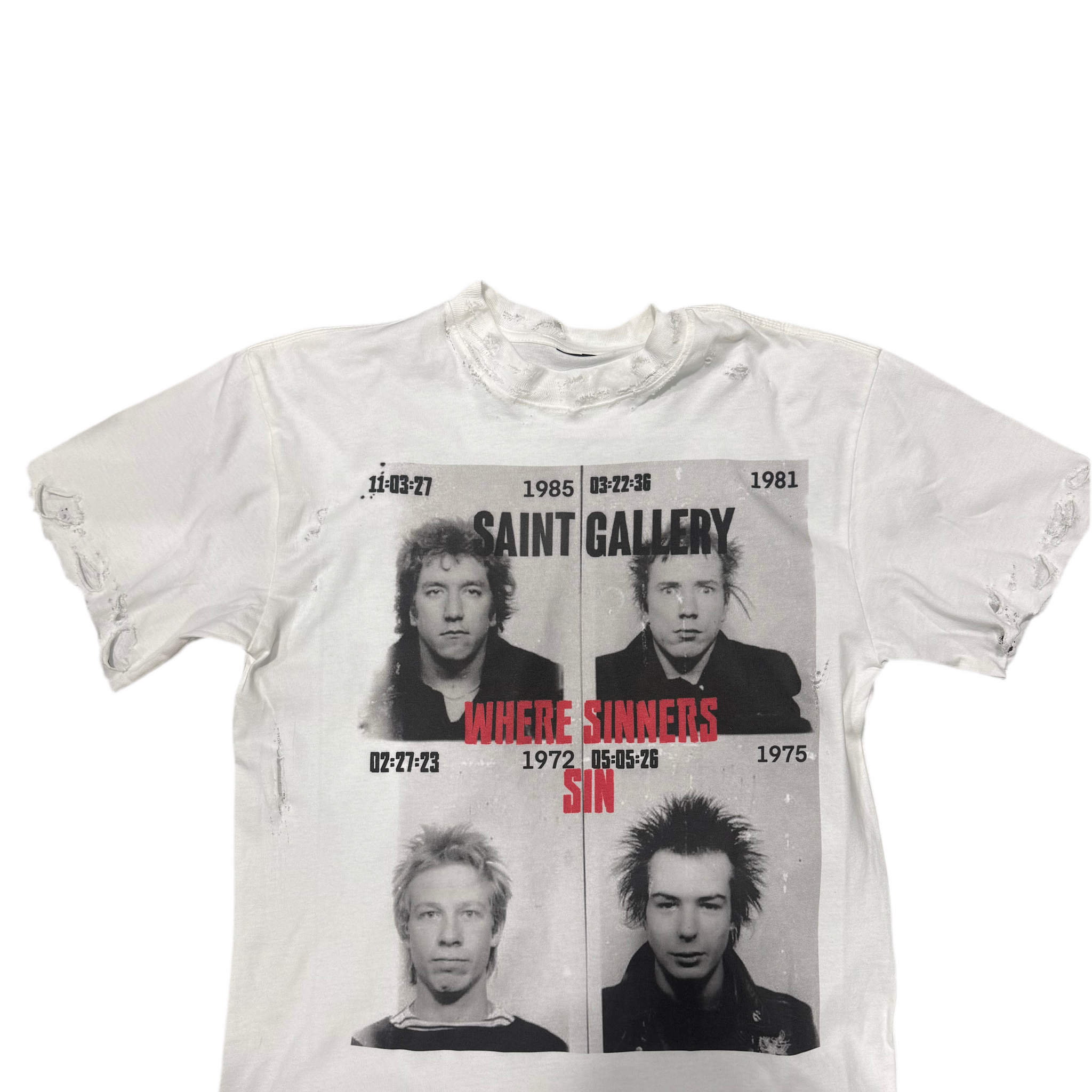 Vintage where sinners sin tee