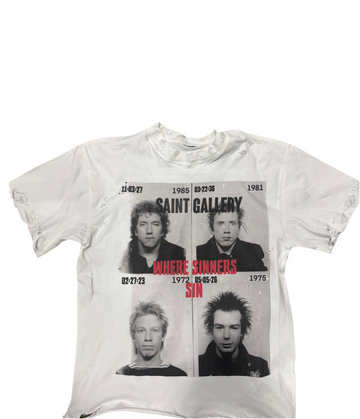 Vintage where sinners sin tee