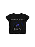 SAINT GALLERY DISTRESSED SKULL TEE